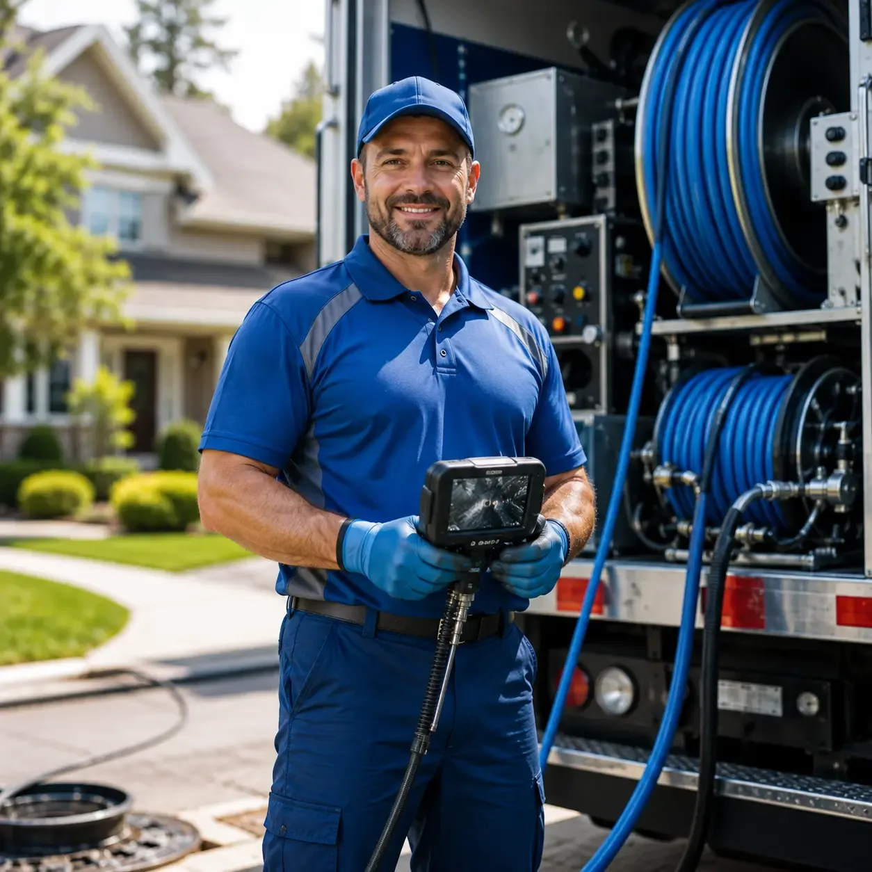 Local outdoor drain cleaning specialists in Bentley, MI